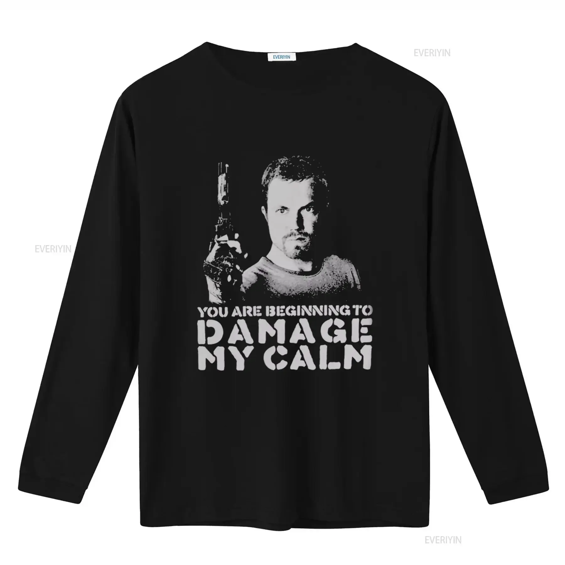 Firefly T Shirt You Are Beginning To Damage My Calm Stay Shiny Browncoats Valley Retro Sci Fi Design High Quality Cotton