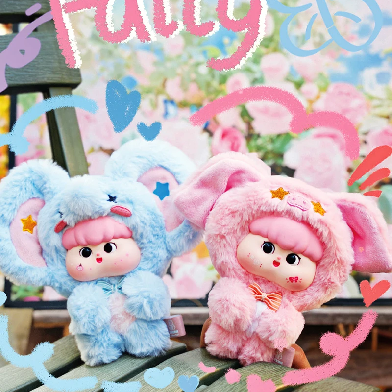 

Новые три сокровища, 6 шт., толстые детские большие уши, животное, плюшевая глухая коробка, трендовая игрушка, кукла, украшения, рюкзак, подвеска, коллекционный подарок