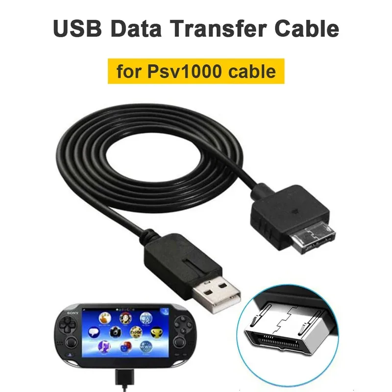 

USB Charging Cable for Sony PlayStation PSV1000 PS Vita Console with Data Transfer