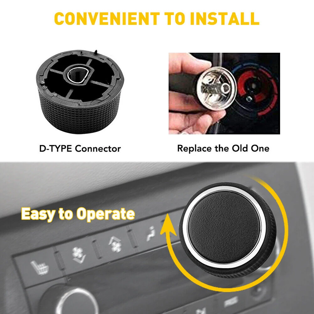 Car Audio Radio Volume Control Knob Dial Tuner Volume Rotary Knob Button Switch Cap For 2009-13 Buick Enclave Rear Volume