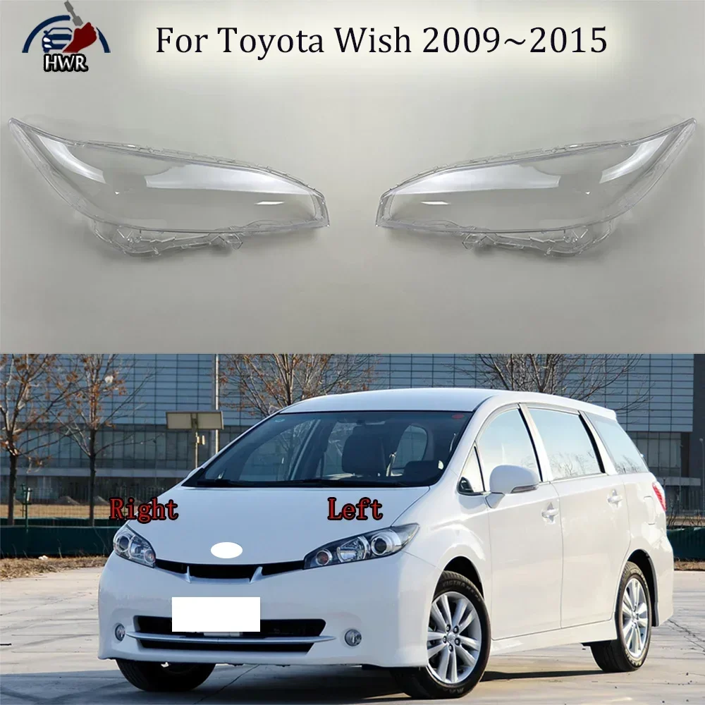 

For Toyota Wish 2009 2010 2011 2012 2013 2014 2015 Car Headlight Lampshade Cover Shell Lens Automobiles Head Light Lamp Lens