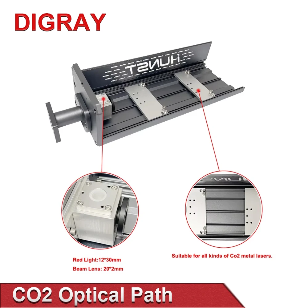 DIGRAY Co2 Gray Optical Path Laser Module Path SYNRAD CRD DAVI RF Laser Source Mechanical Parts