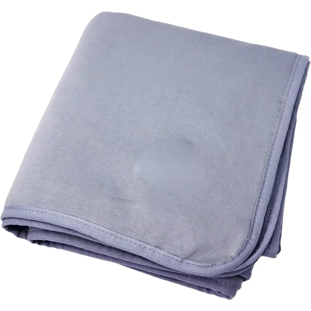 

EMF Radiation Protection Blanket, 70% Viscose Made of Bamboo, 30% Cotton Outer Layer (Small - 36" x 35")Warmth Camping Quilt