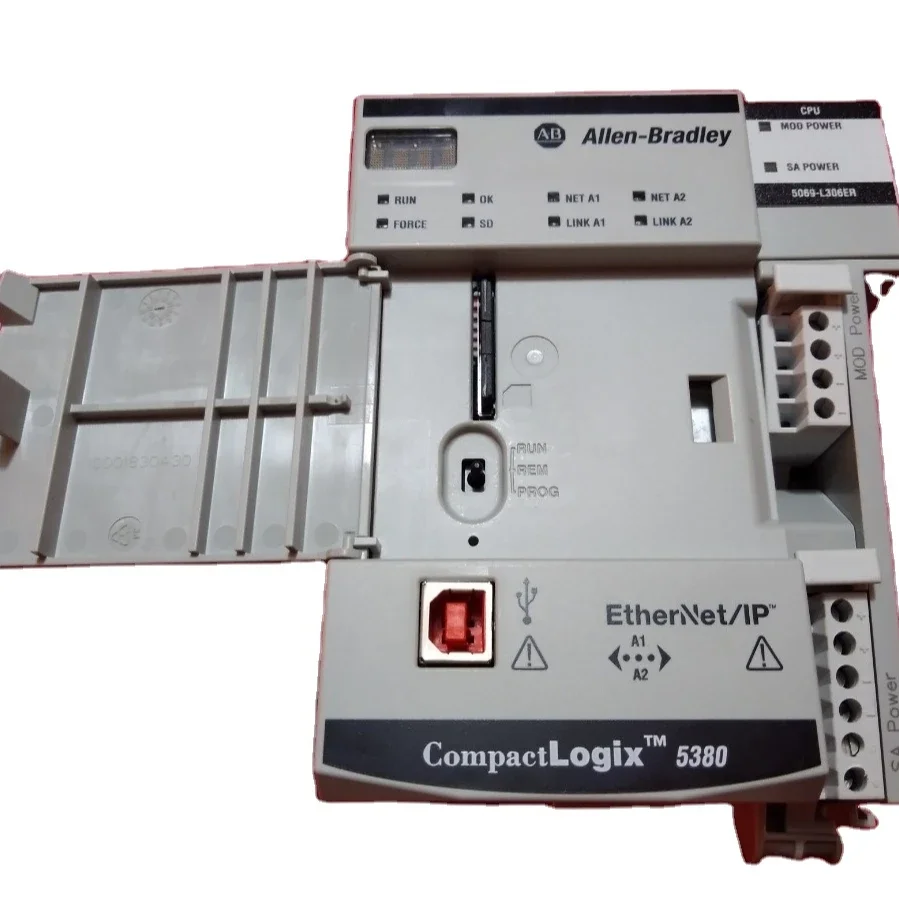 5069L306ER LOGIX 5000 COMPACTLOGIX 5380 DUAL CHANNEL ETHERNET/IP 0.6 MB MEMORY 8 LOCAL I/O EXPANSION (MAX)