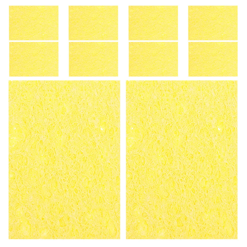 ฟองน้ำทำความสะอาดหัวแร้งบัดกรี 10 ชิ้น แบบสี่เหลี่ยม สำหรับเครื่องมือบัดกรี ฟองน้ำทำความสะอาดหัวแร้ง