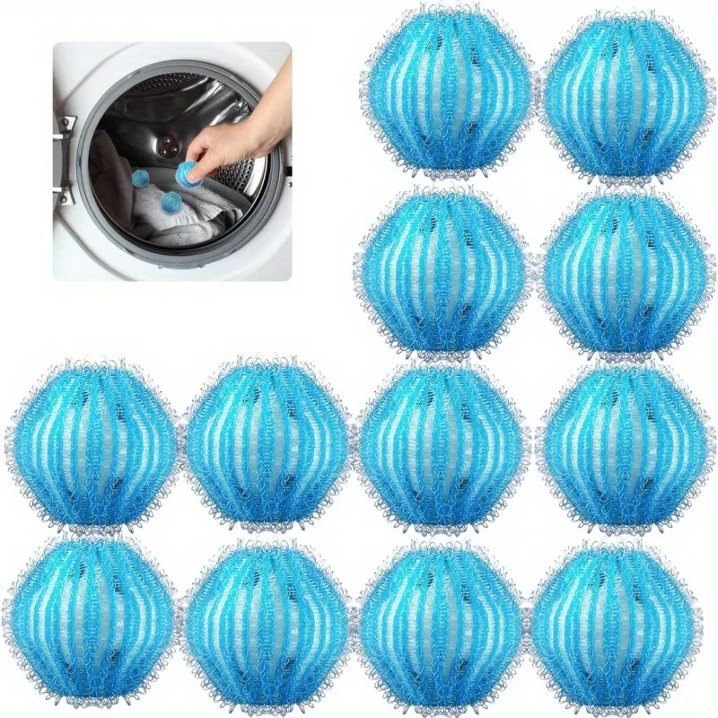 6/12/18/24 Pcs 4cm Roller Washing Machine Hair Remover Laundry Ball Clothes Tangle-free Personal Care Hair Ball Cleaning Ball