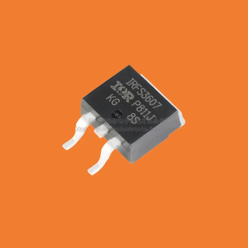 10pcs/Original genuine IRFS3607TRLPBF TO-263-3 N-channel 75V/80A surface mount MOSFET tube
