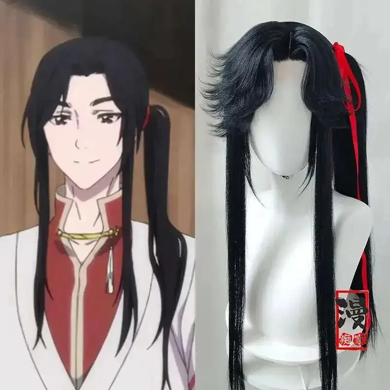 

Стилизованный парик для косплея Hua Cheng San Lang, индивидуальный парик Tian Guan Ci Fu Heaven Official’s Blessing HuaCheng Cos Wig Xie Lian Косплей
