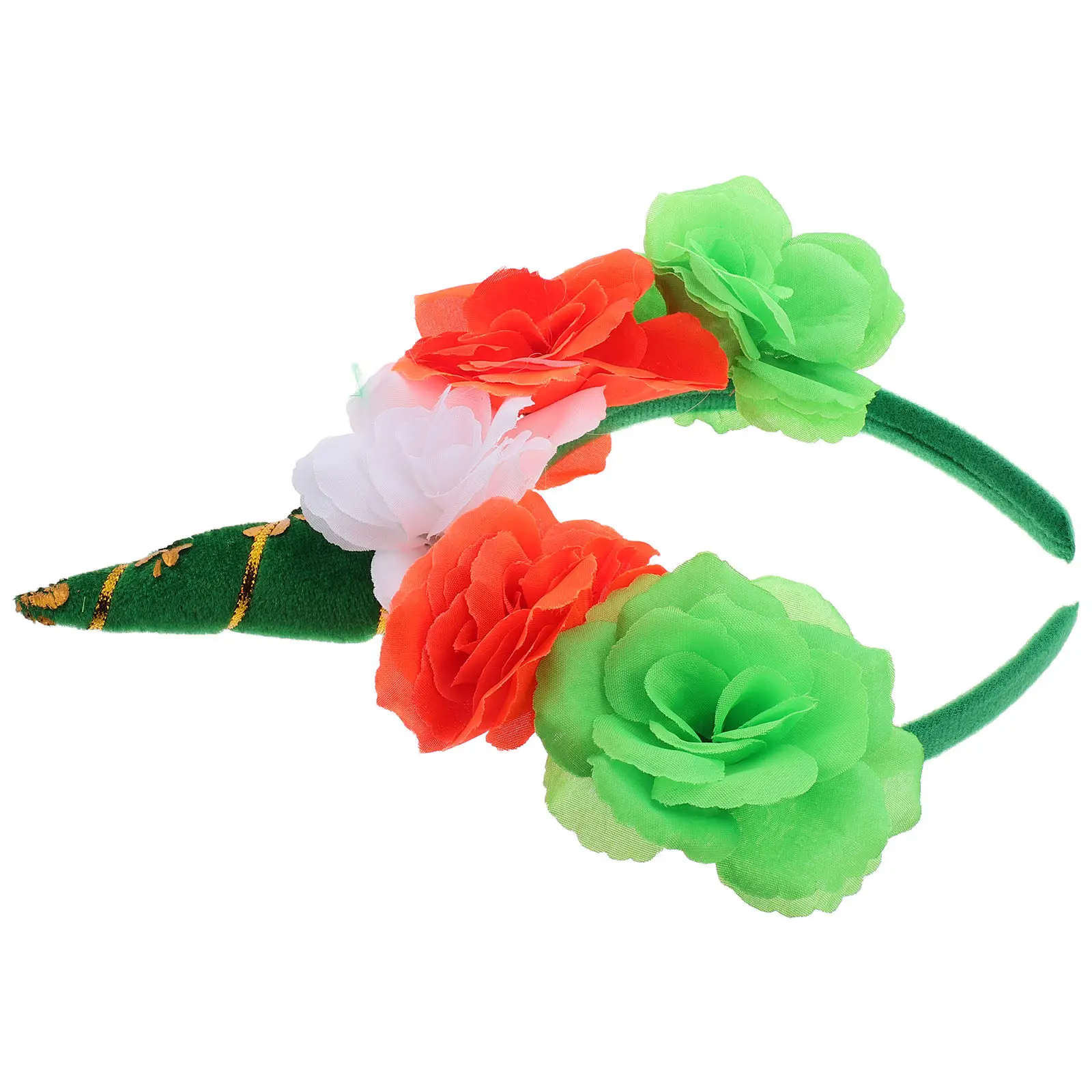 Unicorn Headband Floral Design Day Irish Festival Costume Accessories for Women Unicorn Costume Accessories