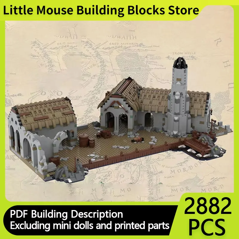 Popular Movie Model MOC Building Bricks Pirate Exclusive Port Modular Technology Gifts Holiday Assemble Children Toys Suit