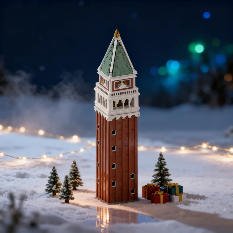

5613pcs MOC Saint Mark S Campanile And Modular Streetscape Model Building Blocks Creative Gift DIY Display Decor Adult Premium