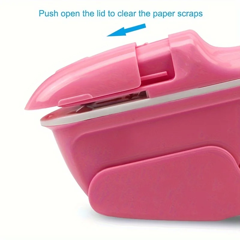 Hand-held Mini Safe Stapler without Staples Staple Free Stapleless 7 Sheets Capacity for Paper Binding Business School Office