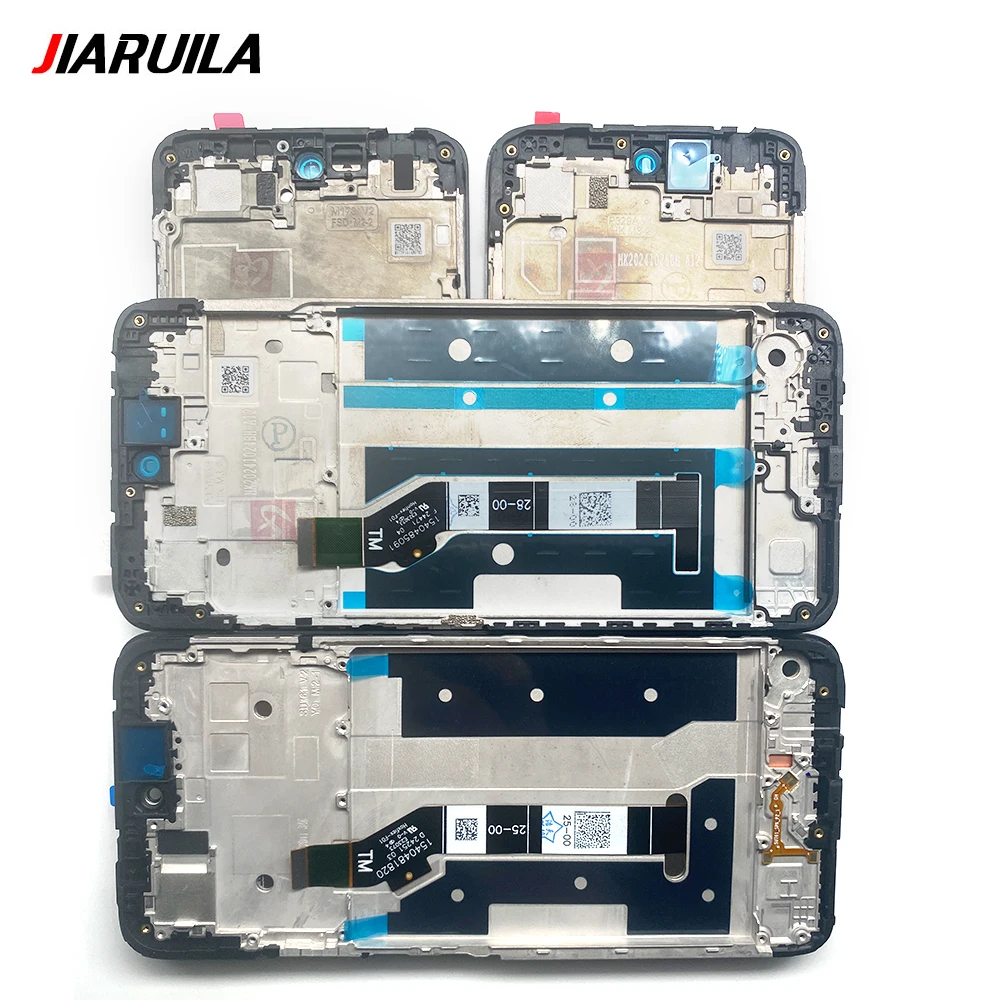 Nowy wyświetlacz LCD z panelem dotykowym i digitizerem, z ramką, zamiennik do Motorola Moto G04s G05 G15 G35 G60 G62 G85 G86 — zdjęcie produktu 6