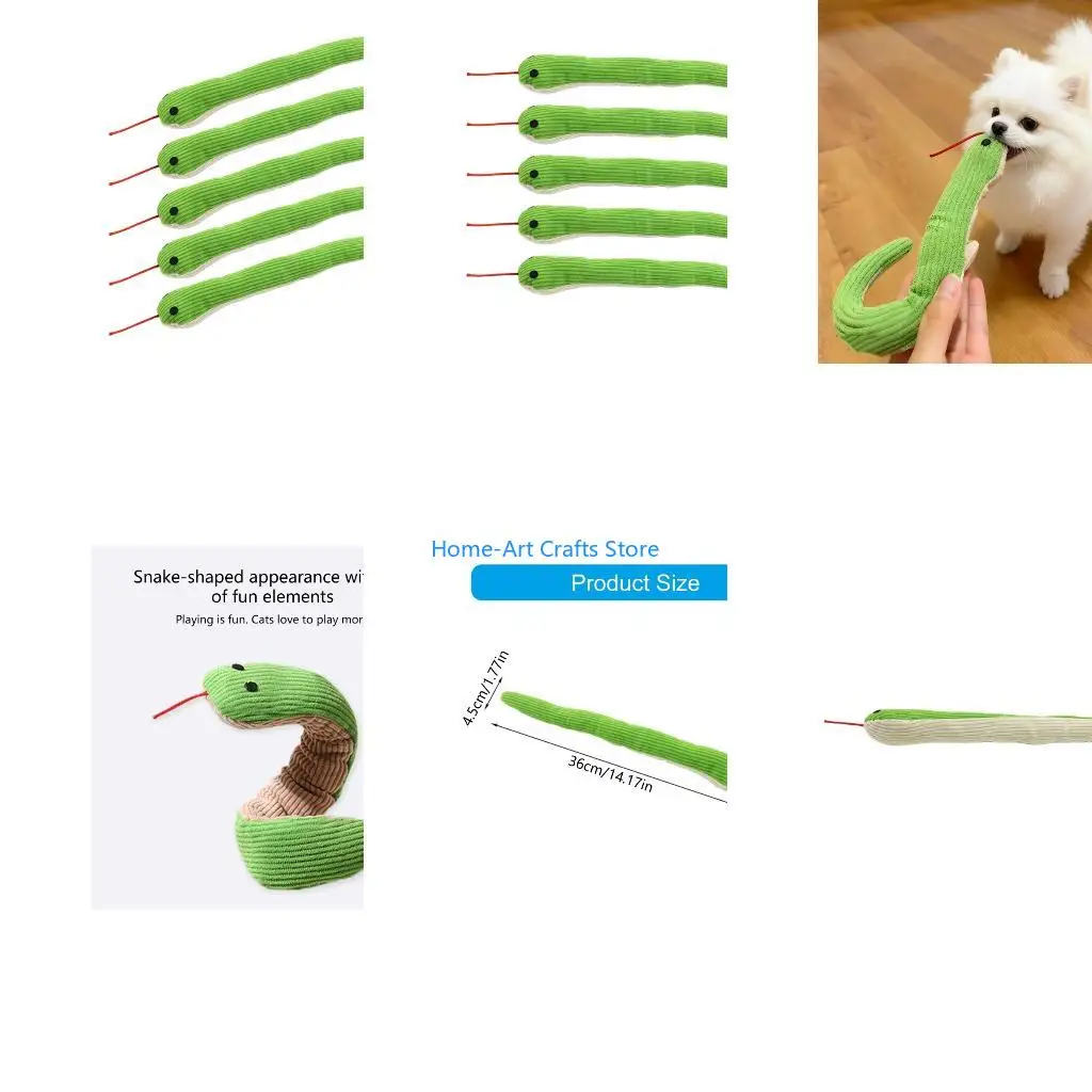 Y3NA Fabric Snake Toy For Small Cats Promotes Active Play And Curiosity Pet Plaything Tool