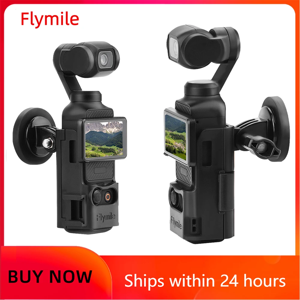 Flymile Adapter Frame for DJI Osmo Pocket 3 Expansion Bracket Magnetic Protective Case Camera Photographic Accessories