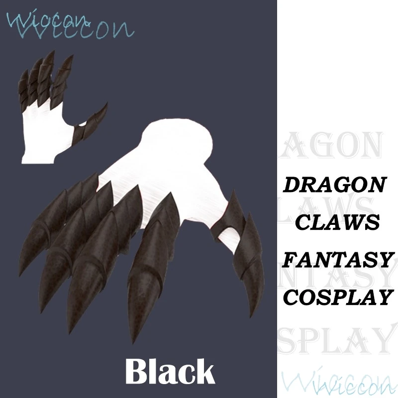 Fantasy cosplay Dragon Claws gloves scary monster articulated finger armor stl files adult cosplay props costume