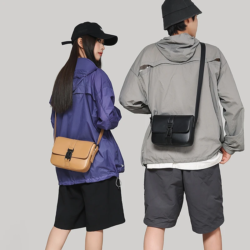 

Мужская сумка через плечо, новая модная водонепроницаемая мягкая ткань из искусственной кожи, легкая для свиданий, на открытом воздухе, дорожная сумка для пары, подарок для него и для нее