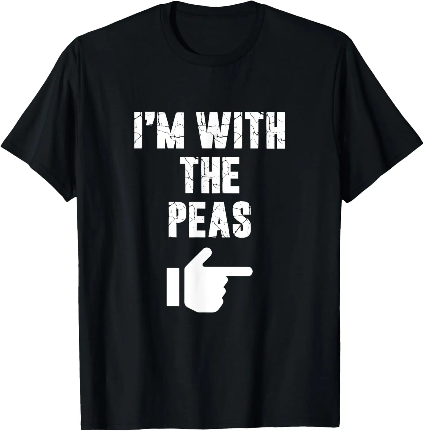 

I'm with the Peas Fun Easy Matching Halloween Costume T-Shirt