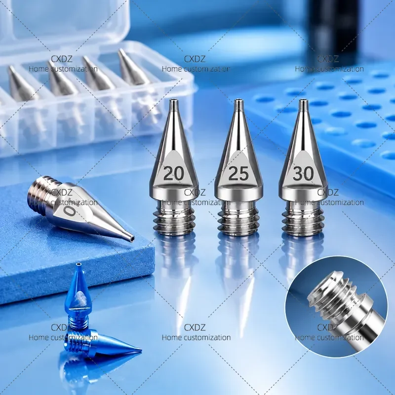 M3 Screw Tooth Dispensing Needle Split Stainless Steel Nozzle for Dispensing Machine