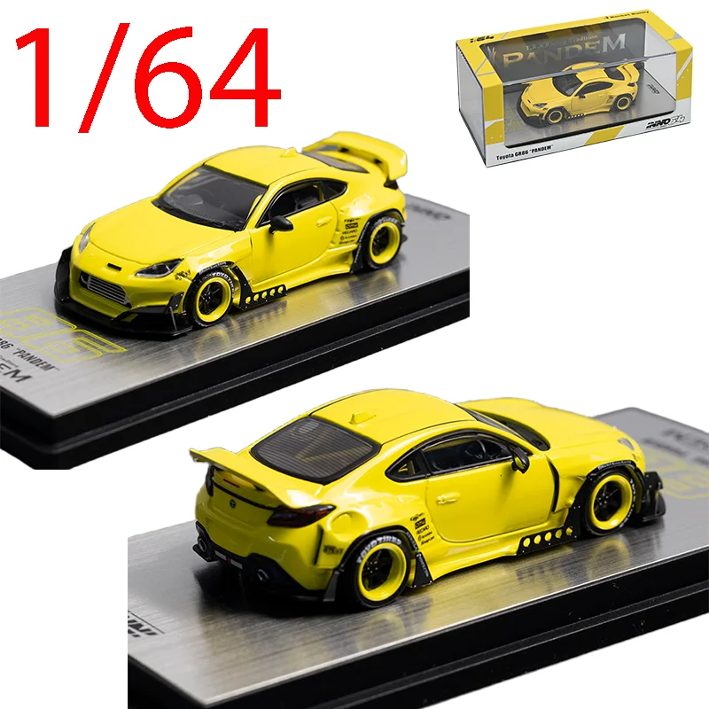 

INNO Diecast 1/64 Scale Toyota Alloy Car Model Toyota GR86 PANDEM Play Vehicles Collectible Toys for Boys Original Box