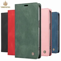 Leather Wallet Case For Huawei Honor X6A X7A X8A X7B X8B Honor X40 50 70 90 Lite 100 Pro Holder Flip Stand Phone Book Cover Bags