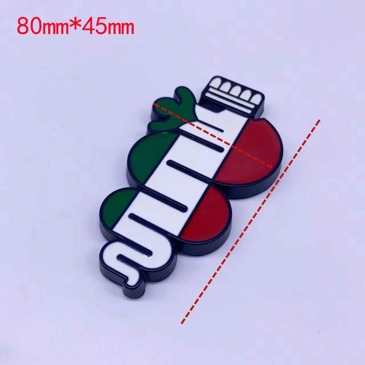 ForAlfa Romeo 156 147 166 159 Giulietta Mito Car Stickers Emblem Front Hood Grill Badge Stelvio Auto Styling Decals Accessories