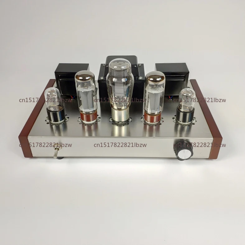 New DIY 6P3P Home Audio Tube Amplifier New Computer Case 6N8P Pure Full Set Tube Amplifier Assembly DIY Kits 8W+8W AC110V/220V