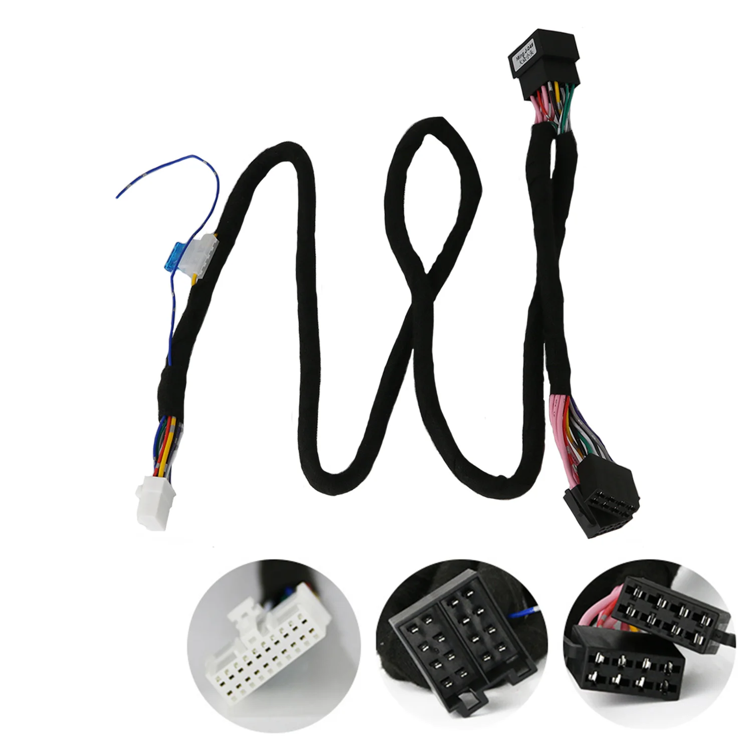 

4 # Автомобильный кабель усилителя DSP для универсального VW Opel ISO PLUG, специальная розетка для хвостовой линии, разъем жгута проводов Plug and Play