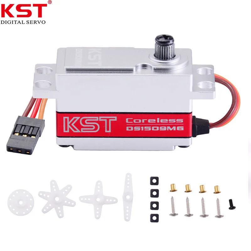 KST DS1509MG 12.8KG Digital Metal Gear Coreless Servo For RC Model UAV Car Boat Robot Arm Helicopter Airplane Parts