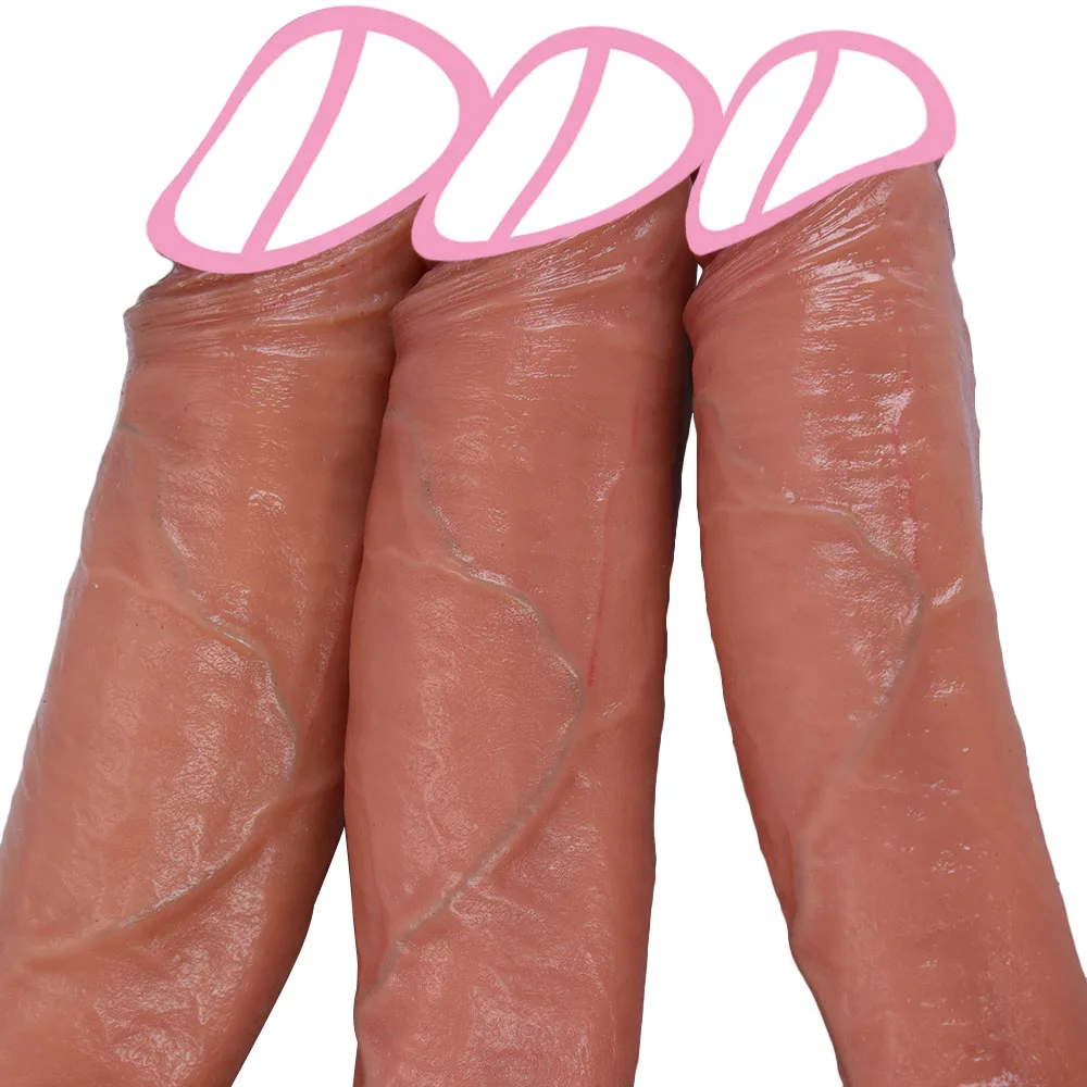 Huge Realistic Pink Dildo Penis Soft Silicone Dick with Suction Cup Cock Anal Sex Toys Suitable for Gay Couples Adult Products18