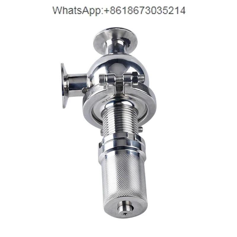 

Sanitary Safety Valve Pressure Relief Valve A81X-1 Stainless Steel Pressure Relief Valve Food Grade Adjustable Quick Pack