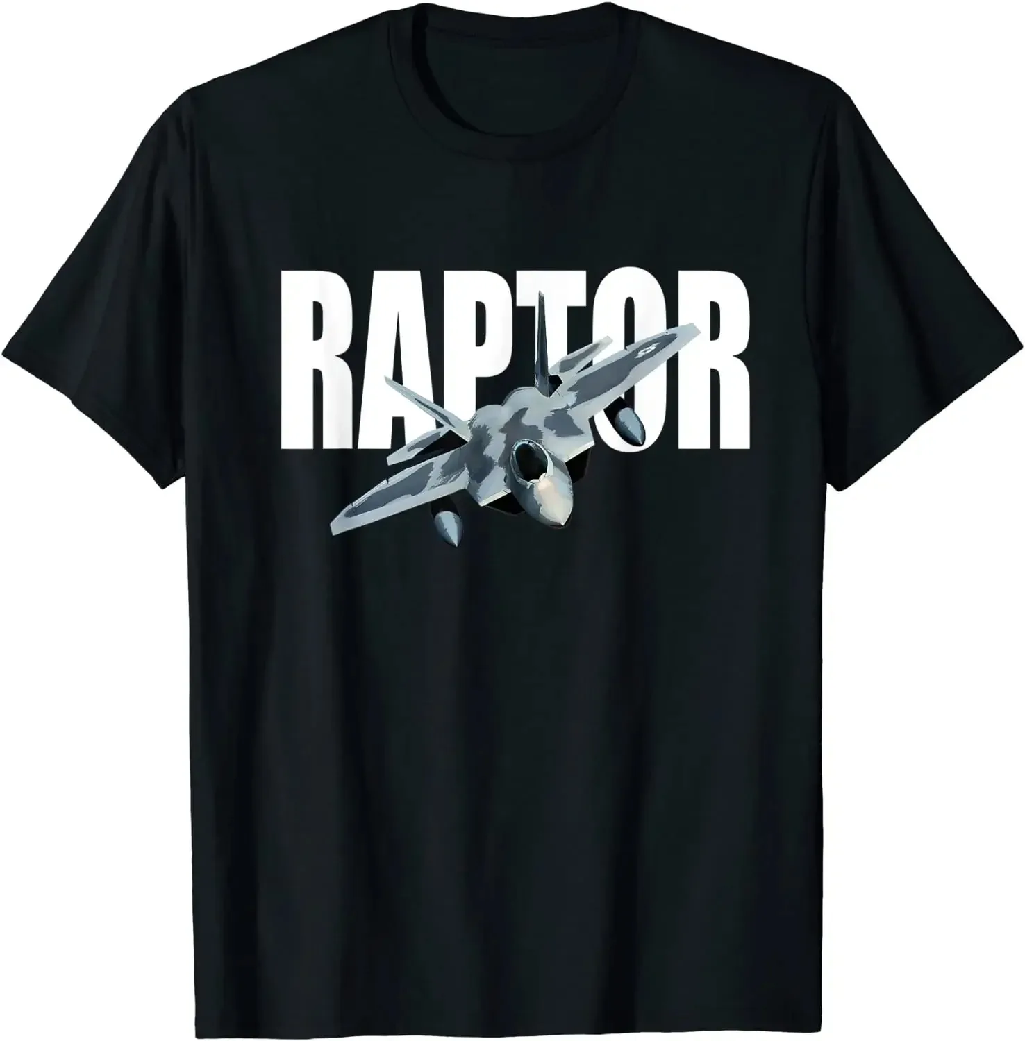 Streetwear F-22 RAPTOR F22 FIGHTER PLANE Men Shirt Short Sleeve Casual 100% Cotton O-Neck Summer Tees Print Heavyweight Style