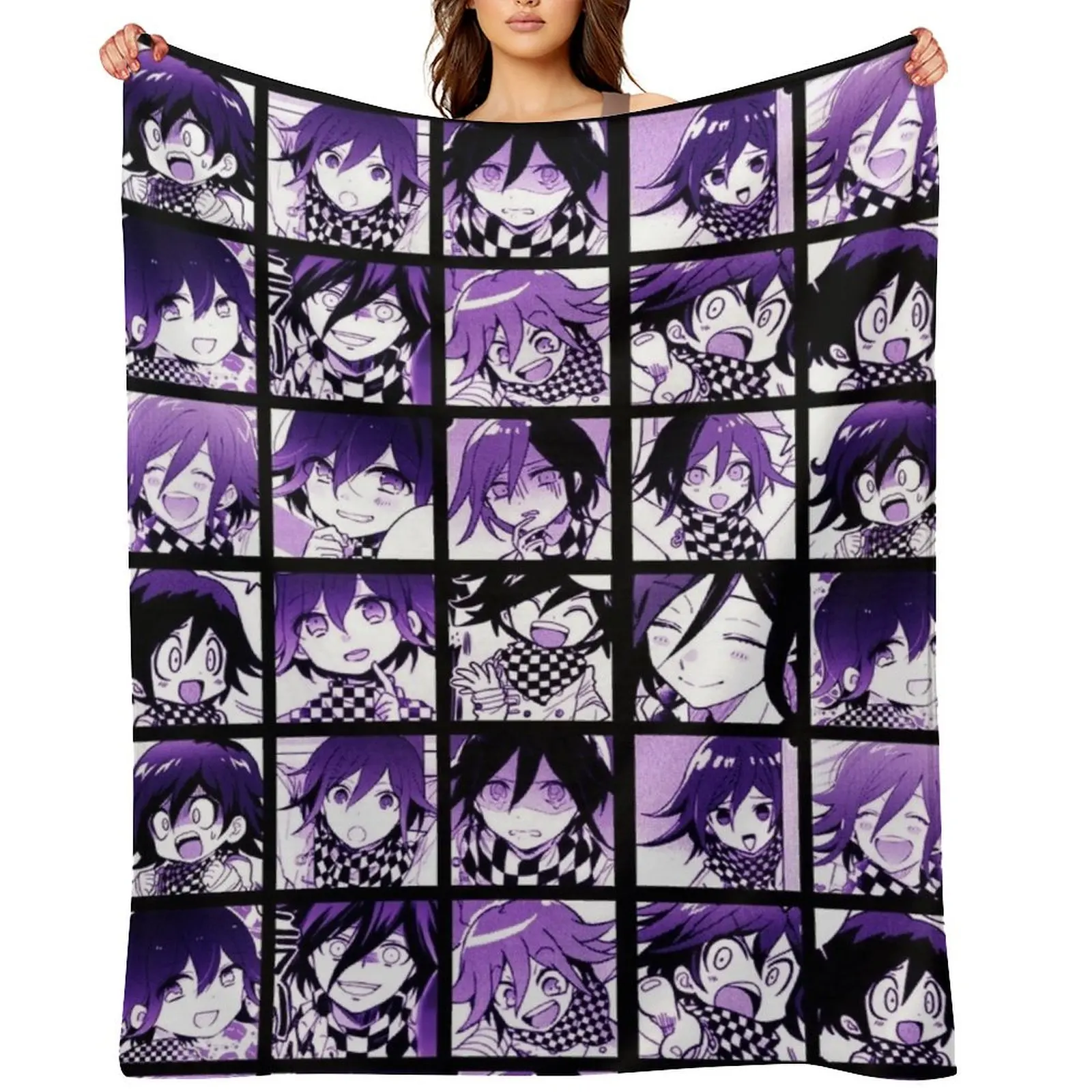 

Kokichi Manga Collection (Colored) Throw Blanket Fashion Sofas Giant Sofa Cute Bed Fashionable Blankets