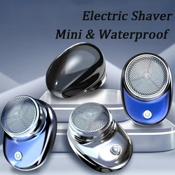 Electric Shaver Charging Mini Pocket Travel Razor Portable Wireless Detachable Shaver Facial Beard Hair Trimmer