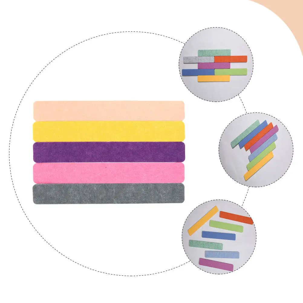 

5Pcs Decorative Felt Pin Board Strips Heavy Duty Wall Mounted Bulletin Board for Memo Reminder Classroom Office Wall Organizer