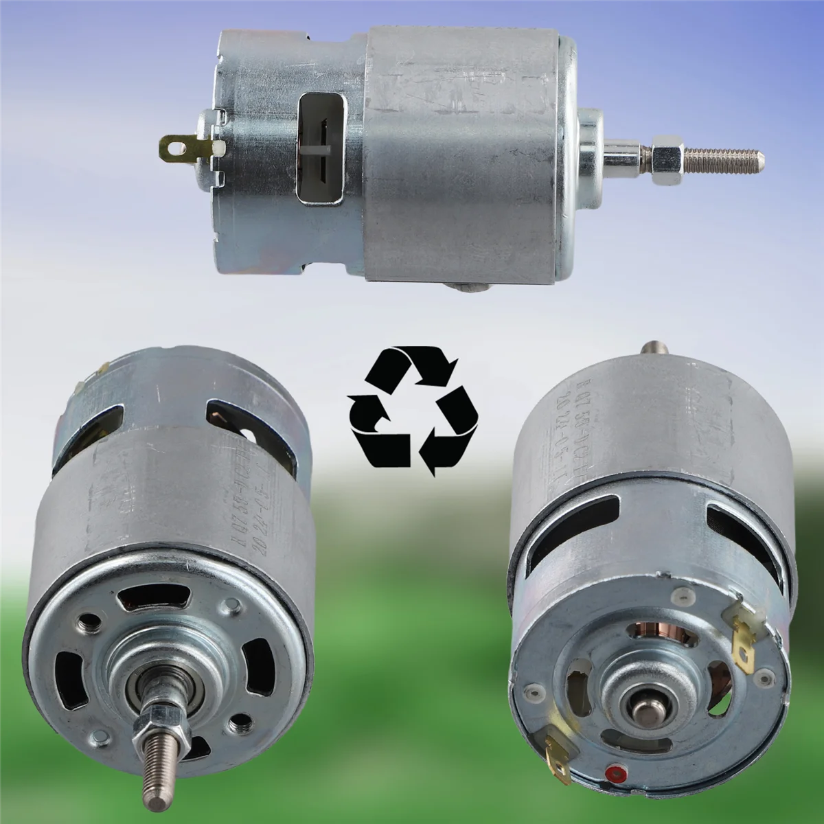

AA91 755 DC Motor for Weed Trimmer 21V Grass Cutter Motor with Long Shaft for Efficient Weed Cutting and Trimming