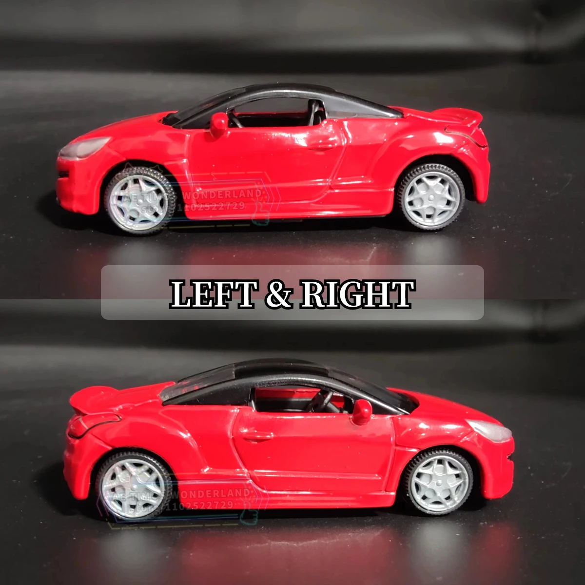 1/64 Peugeot RCZ Replica Mini Car Model Scale Miniature Art Diecast Vehicle Figure Collection Hobby Lifestyle Kid Gift Toy