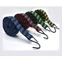 2PCS Motorcycle Elastics Rubber Luggage Rope Cord Hook Bikes Rope Tie Car Luggage Roof Rack Strap Fixed Hook Moto Accessories