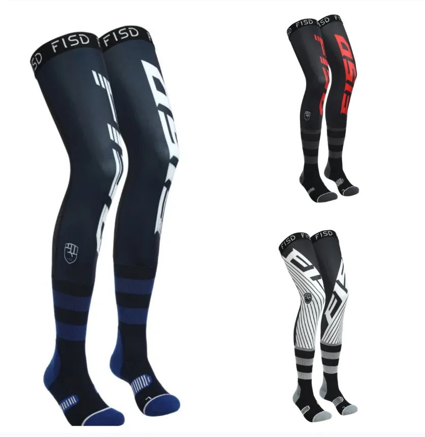 

Новые компрессионные наколенники FISD для мотоциклов, эндуро, гоночные носки, защита для MX, MTB, ATV, спортивные нескользящие наколенники, эндуро-носки