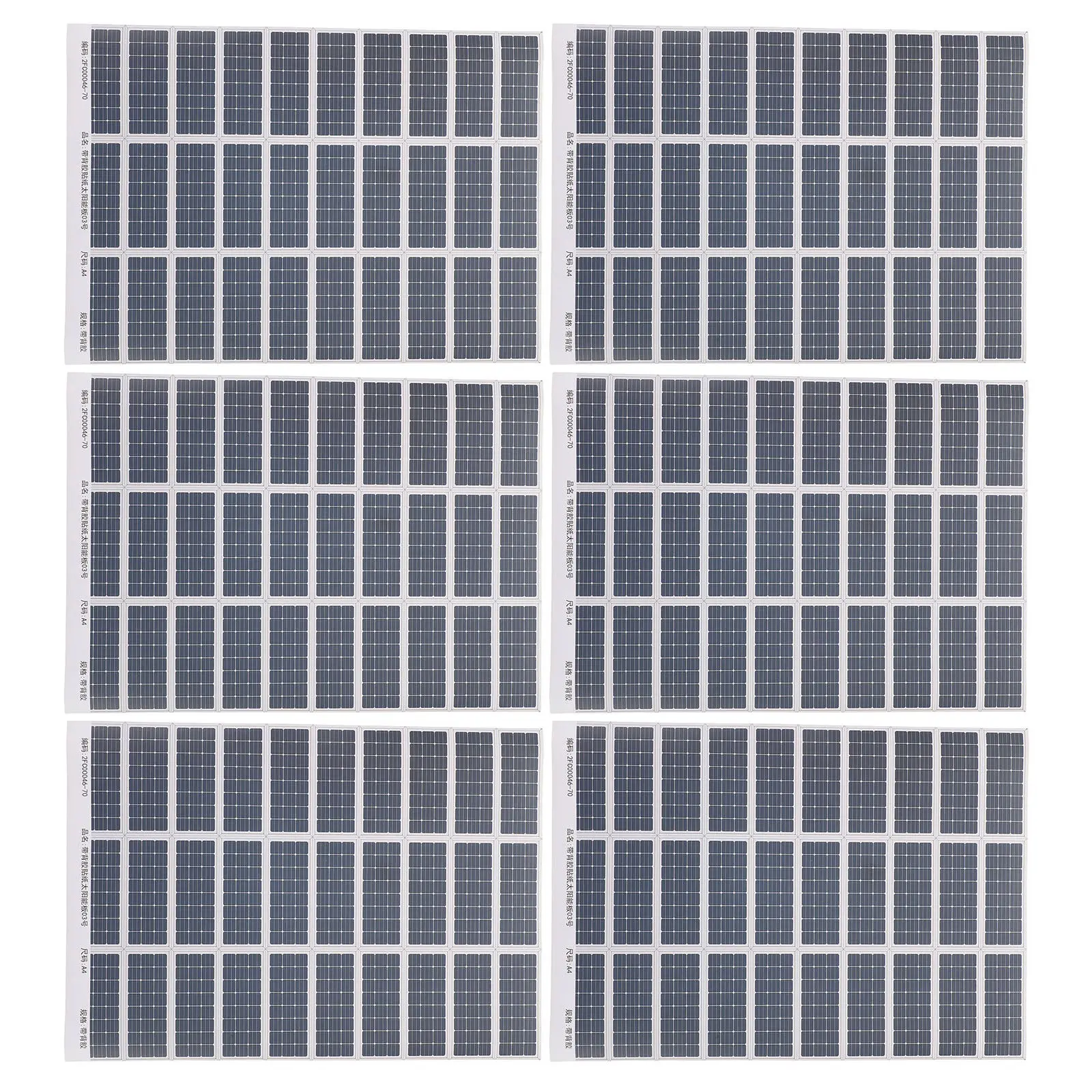 

6 Sheets Mini Solar Panel Decals for Diorama Self-Adhesive Landscape Scene Stickers Modern Building Accessory for Architecture