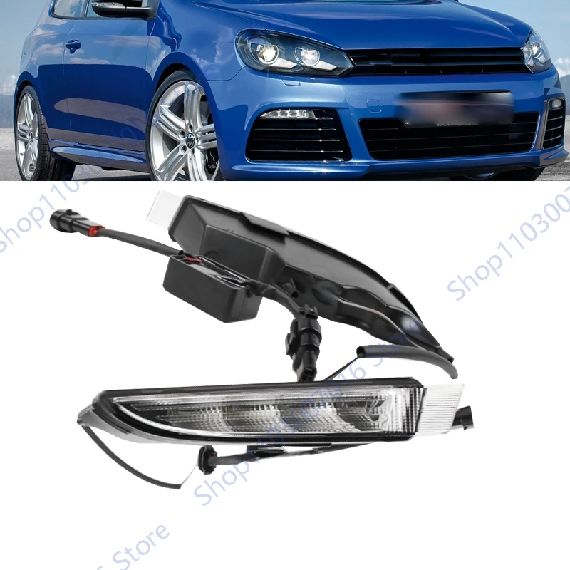 

Car Front Bumper Daytime Running Light For VW Golf 6 MK6 R20 2009 2010 2011 2012 2013 LED Fog Lamp Driving Signal Light