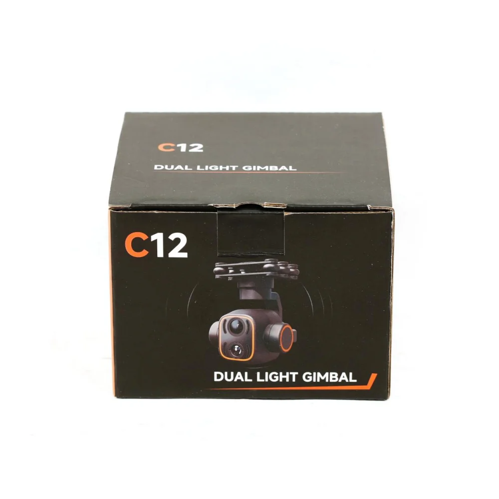 Skydroid C12 2K High Definition Three-axis Stabilized Dual Light Gimbal Can Be Inverted