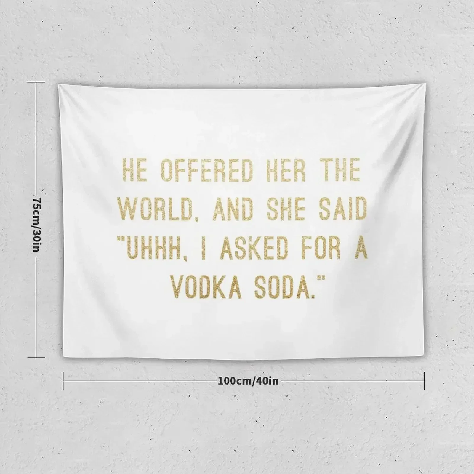 Vodka Soda Tapestry Bedroom Organization And Decoration Carpet Wall House Decoration Tapestry