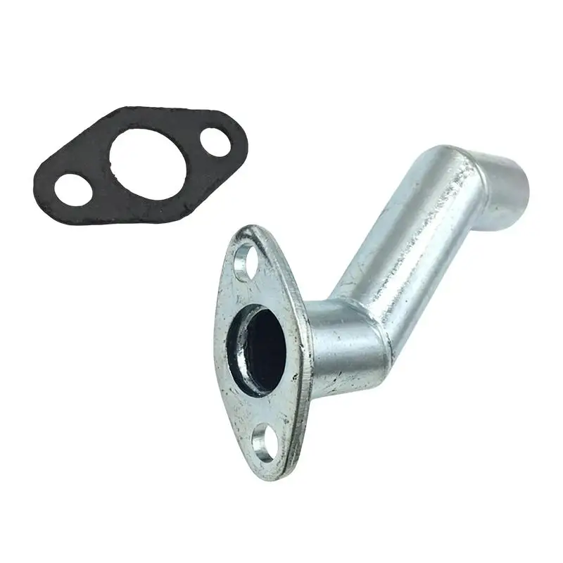 Offset Long Manifold W/Gasket For 60cc 80cc Motorcycle Bicycle Modify Carburetor Parts Accessories
