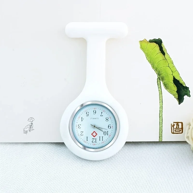 1PC سيليكون ممرضة ووتش بسيطة، عصرية، لطيف جدار ووتش ممرضة الجيب ووتش جيلي ووتش