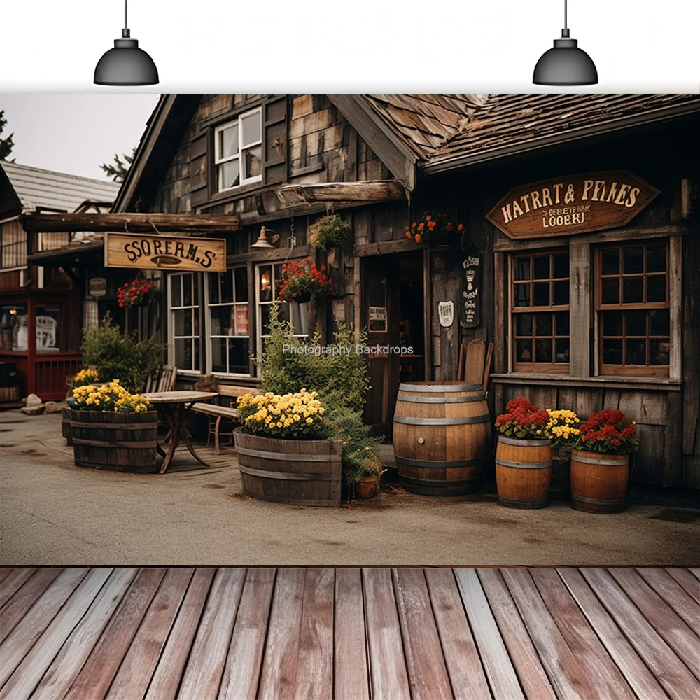 

Vintage Old Tavern Barista Coffee Shop Bar Photography Backdrop Warm Medieval Inn Fantasy Retro Photo Studio Background LJG-07