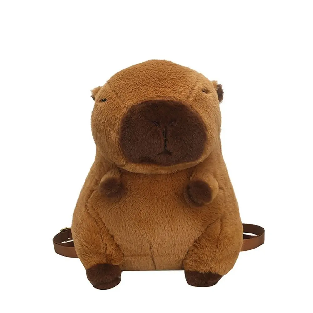 

Capybara Capybara Plush Backpack Cute Plush Doll Bag Animals Cartoon Backpack Cartoon School Bag Students School Bag Girls