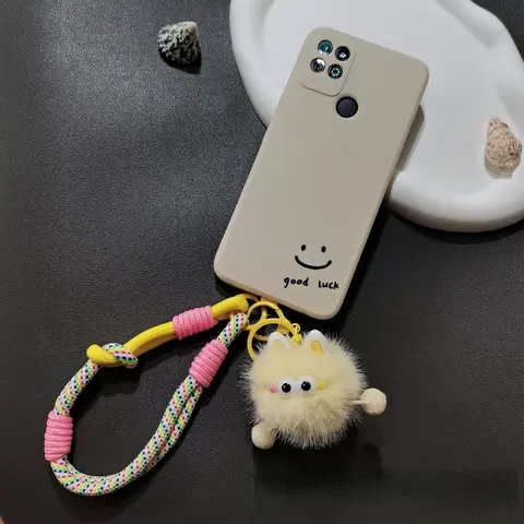 Cute Cartoon Plush Style Phone Lanyard, Colorful Woven Wrist Strap, Perfect Accessory to Prevent Phone Loss, Suitable for Various Occasions, Ideal for Daily Use and Gift Giving