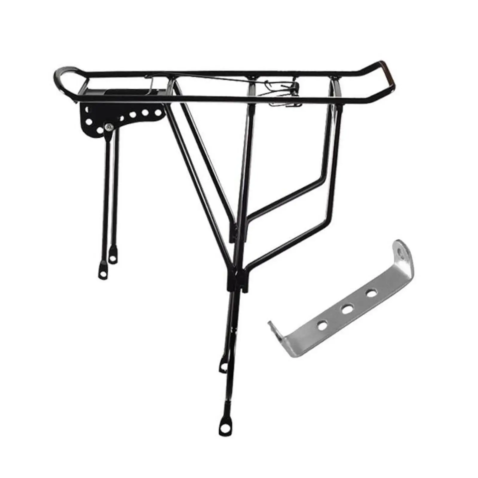 Rear Bike Rack Sturdy Tailstock Holder Shelf Metal Adjustable Bike Pannier Rack Bicycle Rear Rack Back Seat Cycling Accessories