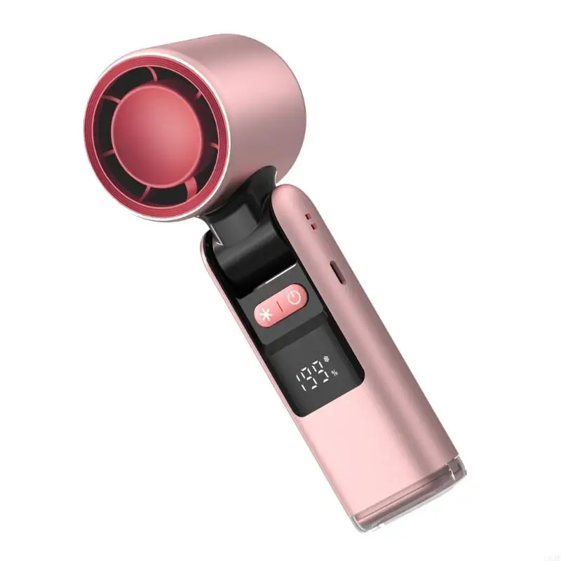 u1je في الهواء الطلق مروحة محمولة محمولة معاد شحنها منفاخ الهواء اللاسلكي القابل للطي 4000 مللي أمبير في الساعة